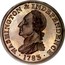 USA Copper 1783 KM# Tn38.4a Washington Pieces ∙ WASHINGTON & INDEPENDENCE ∙ coin obverse
