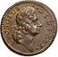 USA Halfpenny Rosa Americana 1722 KM# 1 GEORGIUS ∙ D ∙ G : REX ∙ coin obverse