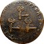 USA Higley Copper 1737 KM# Tn18.2 Higley or Granby coppers I . AM . GOOD . COPPER coin reverse