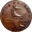 USA Nova Caesarea New Jersey 1786 KM# 10 NOVA CAESAREA coin obverse