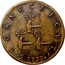 USA Three Pence Higley 1737 KM# Tn16 CONNECTICVT . coin reverse