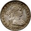 USA Half Dime Draped Bust 1797 15 stars KM# 23 LIBERTY coin obverse