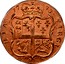 USA Halfpenny George III 1773 KM# Tn25.2 NIA ∙ VIRGI ∙ coin reverse