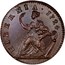 USA Halfpenny Hibernia 1724 KM# 23.1 ∙ HIBERNIA ∙ coin reverse