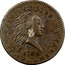 USA One Cent Miss Liberty 1792 Copper with silver plug; Judd# 1 KM# PnE1 LIBERTY PARENT OF SCIENCE & INDUST: coin obverse