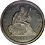 USA Quar. Dol. Seated Liberty 1839 KM# 64.1 LIBERTY coin obverse