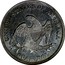 USA Quar. Dol. Seated Liberty 1839 KM# 64.1 UNITED STATES OF AMERICA QUAR. DOL. coin reverse