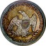 USA Quar. Dol. Seated Liberty 1848 KM# 64.2 UNITED STATES OF AMERICA QUAR. DOL. coin reverse