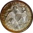 USA Quar. Dol. Seated Liberty 1867 KM# 98 UNITED STATES OF AMERICA QUAR. DOL. IN GOD WE TRUST coin reverse