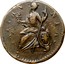 USA Vermon 1787 KM# 8 Vermont Coppers BRITANNIA coin reverse