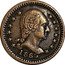 USA 1 Cent (Civil War Token. Glaubrecht's Washington. Union) 1863 coin obverse