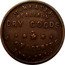 USA 1 Cent (Civil War Token. Moses Weaver Lena. Illinois) M. WEAVER DEALER IN DRY GOODS & GROCERIES LENA, ILL. coin reverse