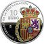 Spain 10 Euro (Philip VI Proclamation) X ANIVERSARIO DE LA PROCLAMACIÓN 10 EURO M coin reverse