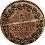 France 5 Centimes Pattern of Delarue. Dijon ND (1848)  5 CENTI. coin reverse