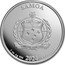 Samoa 5 Dollars DC Comics. Joker. Colored 2024 SAMOA FA'AVAE I LE ATUA SAMOA 1 OZ AG .999 2024 5 DOLLARS coin obverse