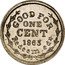 USA One Cent (Civil War Merchant Token. Frank L. Gay Bookseller Providence. Rhode Island) GOOD FOR ONE CENT REDEEM.ED coin reverse