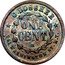 USA One Cent (Civil War Token. Charles Doscher New York City) C. DOSCHER NOT ONE CENT 241 WASHINGTON ST. N.Y. coin reverse
