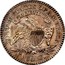 USA 10 C. Liberty Cap Dime 1823/22 small E's KM# 42 UNITED STATES OF AMERICA E PLURIBIS UNUM 10 C. coin reverse