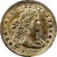USA 10 Cents Draped Bust Dime 1807 KM# 31 LIBERTY coin obverse