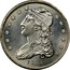 USA 25 C. Liberty Cap Quarter 1834 0 over O KM# 55 LIBERTY coin obverse