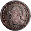 USA 5 Cents Draped Bust Half Dime 1800 KM# 34 LIBERTY coin obverse