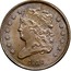 USA Half Cent Classic Head 1832 KM# 41 LIBERTY coin obverse