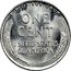 USA One Cent Lincoln 1943 KM# 132a UNITED STATES OF AMERICA E ∙ PLURIBUS ∙ UNUM ONE CENT coin reverse