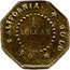 USA 1/2 Dollar Head of Liberty. California 1854 FD CALIFORNIA GOLD FD 1 2 DOLLAR coin reverse
