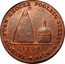 Ireland 1/2 Penny (Dublin. Talbort Fyan) TALBORT FYAN GROCER POOLBEG STREET DUBLIN 1794 BRANDY coin reverse