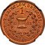 USA 1 Cent (Civil War Merchant Token. T. Brimelow Druggist New York City) T. BRIMELOW DRUGGIST 432 THIRD AVENUE NY 1 1963 coin obverse