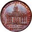 USA 1 Cent (Hard Times Token. Merchants Exchange. Old New York) MERCHANTS EXCHANGE WALL ST. N. YORK BUILT 1827 BURNT 1835 coin obverse
