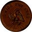USA 1 Cent (Horrors or War. Blessings of Peace Civil War Token) UNION FOR EVER coin reverse