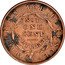USA 1 Cent (Old New York Hard Times Token. Merchants Exchange) MILLIONS FOR DEFENCE NOT ONE CENT FOR TRIBUTE coin reverse