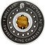 Tuvalu 1 Dollar Year of the Snake Rotating Charm 2025 P JC TUVALU KING CHARLES III 1 DOLLAR 1 OZ 9999 AG coin obverse
