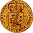 Netherlands 1 Ducat (West Friesland) CONCORDIA RES PARVÆ CRESCUNT coin reverse