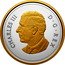 Canada Dollar Tomb of the Unknown Soldier 25th Anniversary. Gilt 2025 Only in set CHARLES III D G REX SR coin obverse