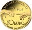 Italy 10 Euro (550th Anniversary of the Birth of Michelangelo) 1475 2025 R 10 EURO MICHELANGELO QUESTO SOL M’ARDE E QUESTO M’INNAMORA coin reverse