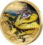 Niue 100 Dollars (Deadly & Dangerous. Australia's Tiger Snake) AUSTRALIA'S TIGER SNAKE coin reverse