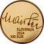 Slovenia 100 Euro 150th Anniversary of the Birth of Rudolf Maister 2024 Proof SLOVENIJA 2024 100 EUR MAISTER coin obverse