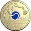 Australia 2 Dollars Men’s Australian Open. Blue. Postal Privy 2025 ΛO 2025 AUSTRALIAN OPEN coin reverse