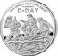 UK 2 Pounds (80th Anniversary of D-Day) DT UTAH OMAHA GOLD JUNO SWORD 6 JUNE 1944 D-DAY coin reverse