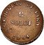 Italy 2 Soldi (Principality of Lucca and Piombino Essai) UN DECIMO DI LIRA 2 SOLDI 1804 coin reverse