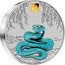 Australia 30 Dollars (Year of the Snake. Gold Privy. Blue) 蛇 SNAKE 2025 P coin reverse