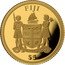 Fiji 5 Dollars (Vasco da Gama 500 Anniversary) FIJI $5 coin obverse