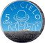 Italy 5 Euro (Il Cielo by Renato Zero) IL CIELO 2025 R 5 EURO coin reverse