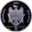 Moldova 50 Lei (Weightlifting) REPUBLICA 2024 MOLDOVA 50 AG 999 LEI 22,0 G coin obverse