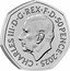 UK 50 Pence (Mary Poppins. Colored) CHARLES III D G REX F D 50 PENCE 2025 MJ coin obverse