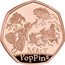 UK 50 Pence (Mary Poppins) MARY POPPINS coin reverse