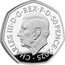 UK 50 Pence Red Arrows. Colored 2025  Proof CHARLES III D G REX F D 50 PENCE 2025 MJ coin obverse