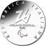 Italy 6 Euro (Para Cross-country Skiing. Tesero) 26 MILANO CORTINA 2026 REPUBBLICA ITALIANA coin obverse